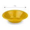 DecorRack 24 Small Plastic Bowls, 7 inch Disposable 12 oz Serving Bowl, Fruit Snack, Popcorn, Soup, and Salad, Kids Birthday and Holiday Party Supplies, Yellow (Pack of 24) view 2