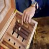 69Bourbons Exotic Cigar Humidor - Large Ebony Wood Storage Box with Spanish Cedar Wood Interior, Accessory Drawer, Exterior Hygrometer - Airtight Humidity, Removable Dividers - Cabinet for 150 Cigars view 4