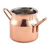 Genware Mini Copper Milk Churn 2.5oz / 70ml - Pack of 12 view 1