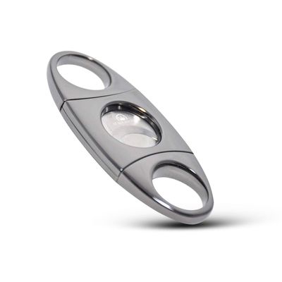 69Bourbons Cigar Cutter Stainless Steel Guillotine Double Cut, Portable Smooth Cigar Clipper with 1 Inch Diameter Hole Suitable for Most Cigars - Perfect for Groomsmen & Smokers, Gift for Dad