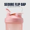 BlenderBottle Shaker Bottle with Pill Organizer and Storage for Protein Powder, Classic V2 ProStak System, 22-Ounce, Rose Pink view 3