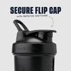 BlenderBottle Shaker Bottle with Pill Organizer and Storage for Protein Powder, Classic V2 ProStak System, 22-Ounce, Midnight Black view 3