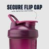 BlenderBottle Shaker Bottle with Pill Organizer and Storage for Protein Powder, Classic V2 ProStak System, 22-Ounce, Plum view 3