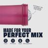 BlenderBottle Shaker Bottle with Pill Organizer and Storage for Protein Powder, Classic V2 ProStak System, 22-Ounce, Plum view 4