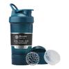 BlenderBottle Shaker Bottle with Pill Organizer and Storage for Protein Powder, Classic V2 ProStak System, 22-Ounce, Ocean Blue view 1