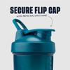 BlenderBottle Shaker Bottle with Pill Organizer and Storage for Protein Powder, Classic V2 ProStak System, 22-Ounce, Ocean Blue view 3