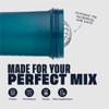 BlenderBottle Shaker Bottle with Pill Organizer and Storage for Protein Powder, Classic V2 ProStak System, 22-Ounce, Ocean Blue view 4