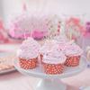 Donoter 48 Pieces Silver Glitter Princess Crown Cupcake Toppers Picks for Birthday Baby Shower Party Cake Decorations view 3