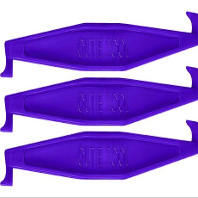 2 in 1 Outie Tool Aligner Remover for Invisible Braces | Easily and Safely Removes Top & Bottom Trays | 60 Count Individually Wrapped (Midnight Singles)