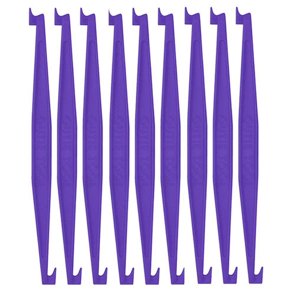 2 in 1 Outie Tool Aligner Remover for Invisible Braces | Easily and Safely Removes Top & Bottom Trays | 60 Count (Midnight Singles)