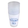 Santa Barbara Design Studio Party Cups 8-Count Reusable BPA-Free Plastic Frost Cups, 16-Ounce, Warning Contains Vitamin Sea view 2