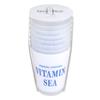 Santa Barbara Design Studio Party Cups 8-Count Reusable BPA-Free Plastic Frost Cups, 16-Ounce, Warning Contains Vitamin Sea view 3
