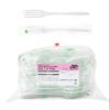 Strix Design SD-174 Disposable Fork, Biomass Plastic Fork, White, 6.3 inches (16 cm), 100 Pieces, Plant Based Ingredients, Biomass, Environmentally Friendly view 1