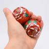 1.97'' Chinese Baoding Balls Hand Exercise Massage Balls with Box Red Rose Pattern Balls with Chimes Parents Gift TQZDBS71 view 3