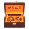 1.97'' Baoding Balls Hand Exercise Stress Balls with Chimes Dragon&Phoenix Pattern Red Balls with Box Parents Gift TQZDBS73 view 1