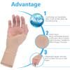 1Pair Thumb Hand Wrist Support Compression Gloves with Silicon Gel Pad, Ideal for Arthritis Joint Pain Tendonitis Sprains Hand Instability Sports view 3