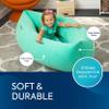 Bouncyband Medium Comfy Peapod Sensory Chair - Green 60" - Fun, Inflatable Peapod Chair Provides Therapeutic Sensory Relief and Compression for Kids Ages 6-12, Includes Electric Air Pump view 4