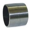 1.75 in Overall Pipe Length,1 1/2 in Black Steel Close Pipe Nipple, Threaded On Both Ends Welded-2040005290 view 1