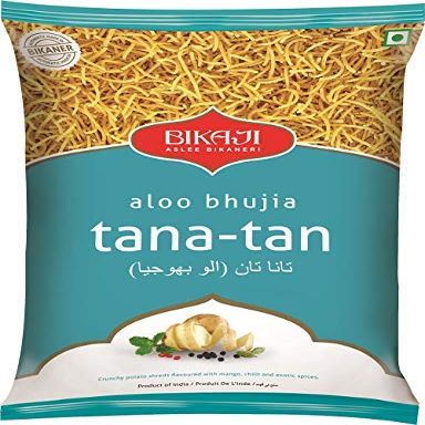 Aloo Bhujia Tana-Tan Potato Flakes Indian Namkeen Snack 400 g