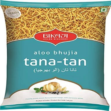 Aloo Bhujia Tana-Tan Potato Flakes Indian Namkeen Snack 400 g