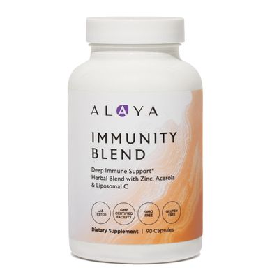 Alaya Naturals Immunity Blend - Advanced Immune Support with Vitamin C, Zinc, Elderberry, Garlic, Ginger, Morgina, Oregano and Astragalus: Support Immunity and Overall Health - 90 Capsules