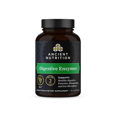 Ancient Nutrition Digestive Enzymes, Supports Gut Health, Promotes Healthy Digestive Function, 90 Ct