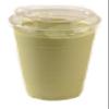 EcoQuality 100 PACK 20 oz Clear Plastic Disposable Pet Cups with Sip Through Lids - Ideal for Parfait, Juice, Soda, Party Cups view 1