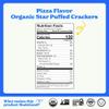 MadeGood Star Puffed Crackers, Pizza, 6 Bags (4.26oz Each) Gluten Free and Organic, Healthy Snacks view 2