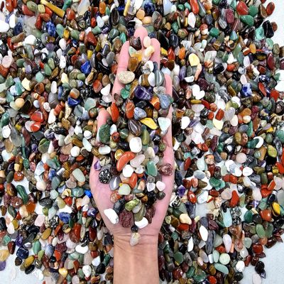1/2 LB Tumbled Crystal Chips - Tumbled Crystal Stone Chips - Small Natural Tumbled Stones for Crafting, Jewelry Making & Crystal Healing
