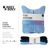 1SOCK2SOCK 6 Pack Diabetic Crew Socks, Therapeutic, Non-Binding Circulatory Silky Soft Cushioned Socks (Blue, Large) view 3