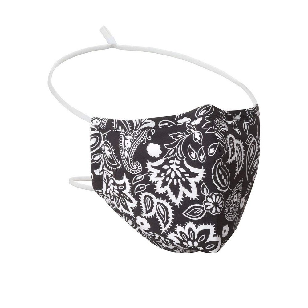 100% Cotton Washable Constantia Over-The-Head Face Mask - XL