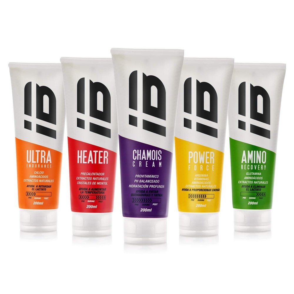 IB Performance KIT 5 INBIKE Creams (Power + Ultra + Heater + Amino + Chamois Women Purple)