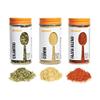Allrecipes Taste of Mexico (Cilantro, Ground Cumin, Fajita Blend) in Glass Jars with Removable Sifter Caps for Sprinkling, Set of 3 view 1