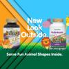 NaturesPlus Animal Parade Gold Children's Multivitamin, Grape Flavor - 120 Chewable Animal Shaped Tablets, Pack of 2 - Vegan, Gluten Free - 120 Servings view 2