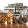 100-Pack Reclosable Large Mylar Bags for Food Storage 6" x 9" Stand Up Pouch Bags in Bulk Resealable Smell Proof Aluminum Silver Foil Bags with Clear Window Kitchen Storage Edible Packaging view 1