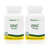 NaturesPlus Zinc 10 mg - 90 Tablets, Pack of 2 - Supports Immune Health & Overall Well-Being - High-Potency Amino Acid Chelate Form - Gluten Free, Vegetarian - 180 Total Servings view 1