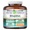 Amazing Formulas Biotin (Vitamin B7) 10,000 Mcg | Fast Dissolve Tablets Supplement | Citrus Flavor | Non-GMO | Gluten-Free | Made in USA (1 Pack | 240 Count) view 1