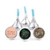 100ct Personalized Wedding Candy Kisses Favors - Candy Included - No Assembly Required - Botanicals view 1