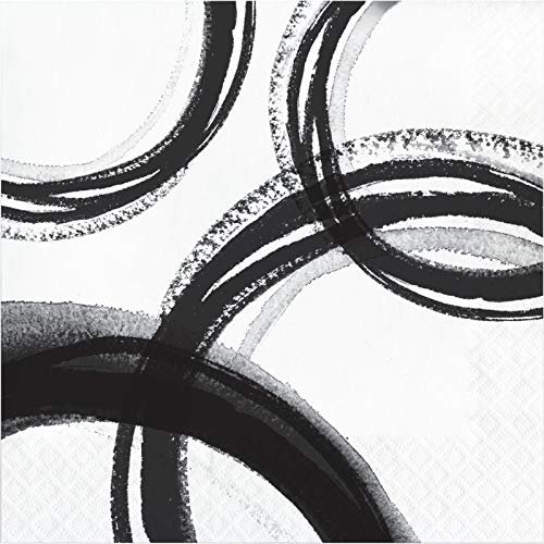 Baxters Party Bundle Luxury Napkins Bulk Abstract Luncheon 3 Ply, 192 Napkins