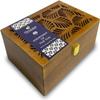 Octavius Tea Gift Set - Assorted Black & Green Tea Bags in Wooden Box | 6 Flavors, 90 Count | Premium Tea Sampler for Women & Men | Wellness Gift, Holiday, Birthday, Office, Corporate Gifting view 1