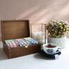 Octavius Tea Gift Set - Assorted Black & Green Tea Bags in Wooden Box | 6 Flavors, 90 Count | Premium Tea Sampler for Women & Men | Wellness Gift, Holiday, Birthday, Office, Corporate Gifting view 2