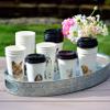 Youngever 72 Sets Disposable Coffee Cups with Lids, To Go Hot Coffee Cups, Durable Paper Cups with Lids (Dog Puppy Theme Design) view 4