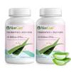 AloeCure Daily Probiotics 10 Billion CFU for Digestive Support 8 Strains, 6 Prebiotics & Enzymes - Digestive Supplement with Bromelain for Women & Men - Gut Support, Digestive Relief, 30 Caps x 2btls view 1
