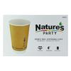 PacknWood 8NPGCDW12KR Double Wall Black Compostable Paper Cup, disposable paper cup, coffee cups, disposable tea cups, dixie cups, paper coffee cups, disposable cups - 12oz D:3.5in H:4.3in - 288 pcs view 1