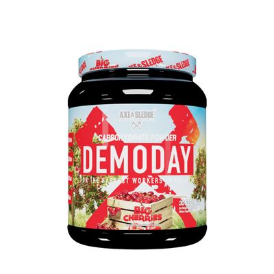 Axe & Sledge Supplements Demo Day Intra-Workout Carbohydrate Powder with Cluster Dextrin, Carb10, Hydromax, & Palatinose, Enhances Performance and Pumps, 30 Servings (Big Cherries)