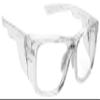 ATTENUTECH Radiation Safety Glasses, Leaded Glass Lenses with .75mm Pb Lenses. Model 15011 view 1