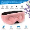 Dulief Eye Mask - Microwavable & Reusable Eye Cover for Sleeping with Lavender & Flaxseed - Migraines, Headache, Sinus Pain, Dry, Puffiness Relief - Warm Compress for Relaxation view 3