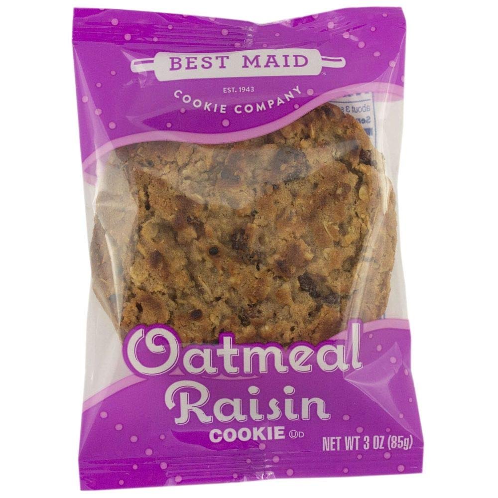 Best Maid Oatmeal Raisin Cookie, 3 Ounce - 144 per case.