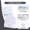Swanson Christian Products Prayer Cloth Pack of 6 8x8 Prayer Cloths for Anointing Prayer Pocket Prayer Cloths (Peace) Prayer Cloth for Christians Prayers in My Pocket view 2