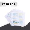 Swanson Christian Products Prayer Cloth Pack of 6 8x8 Prayer Cloths for Anointing Prayer Pocket Prayer Cloths (Peace) Prayer Cloth for Christians Prayers in My Pocket view 3